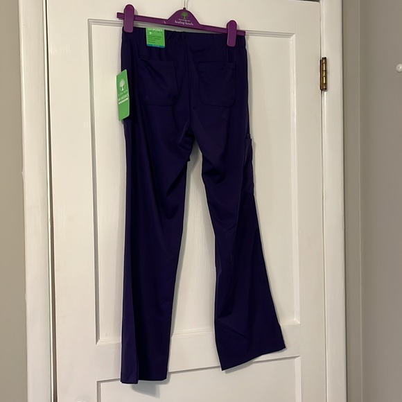 Healing Hands Petite XS grape scrub pants - Picture 3 of 3